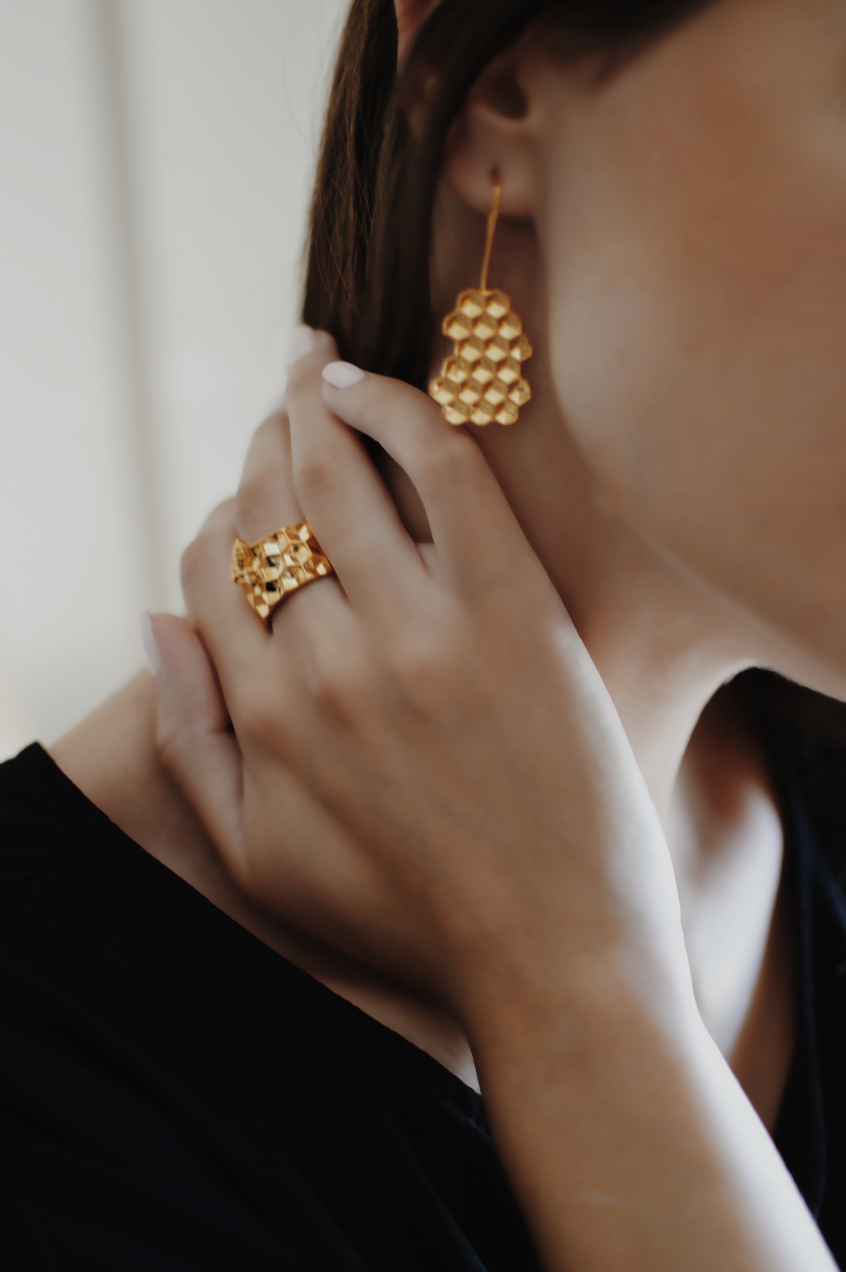 Drop Earrings Beehive Drop Earrings Beehive
