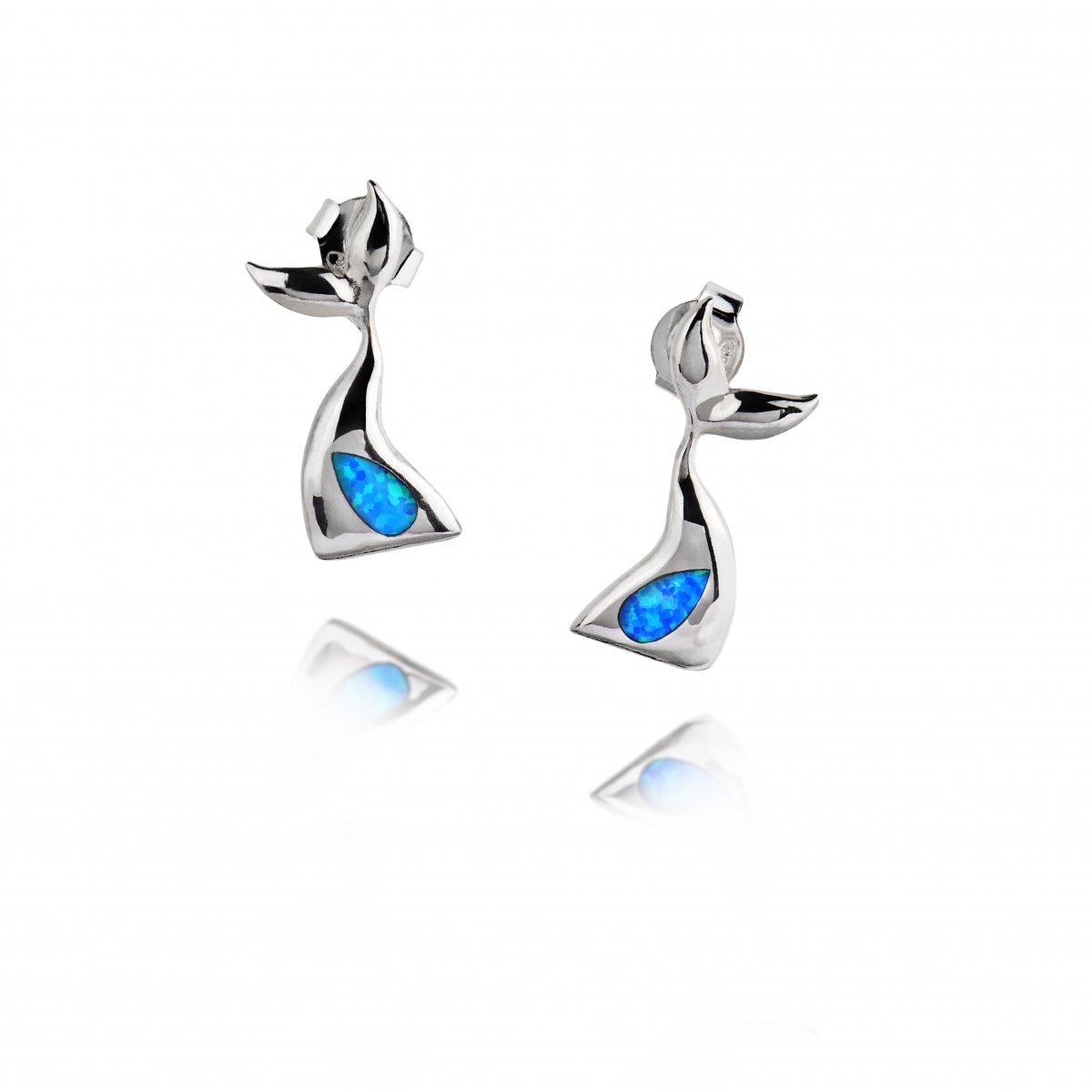 EARRINGS MERMAID'S TALE WITH OPAL EARRINGS MERMAID'S TALE WITH OPAL