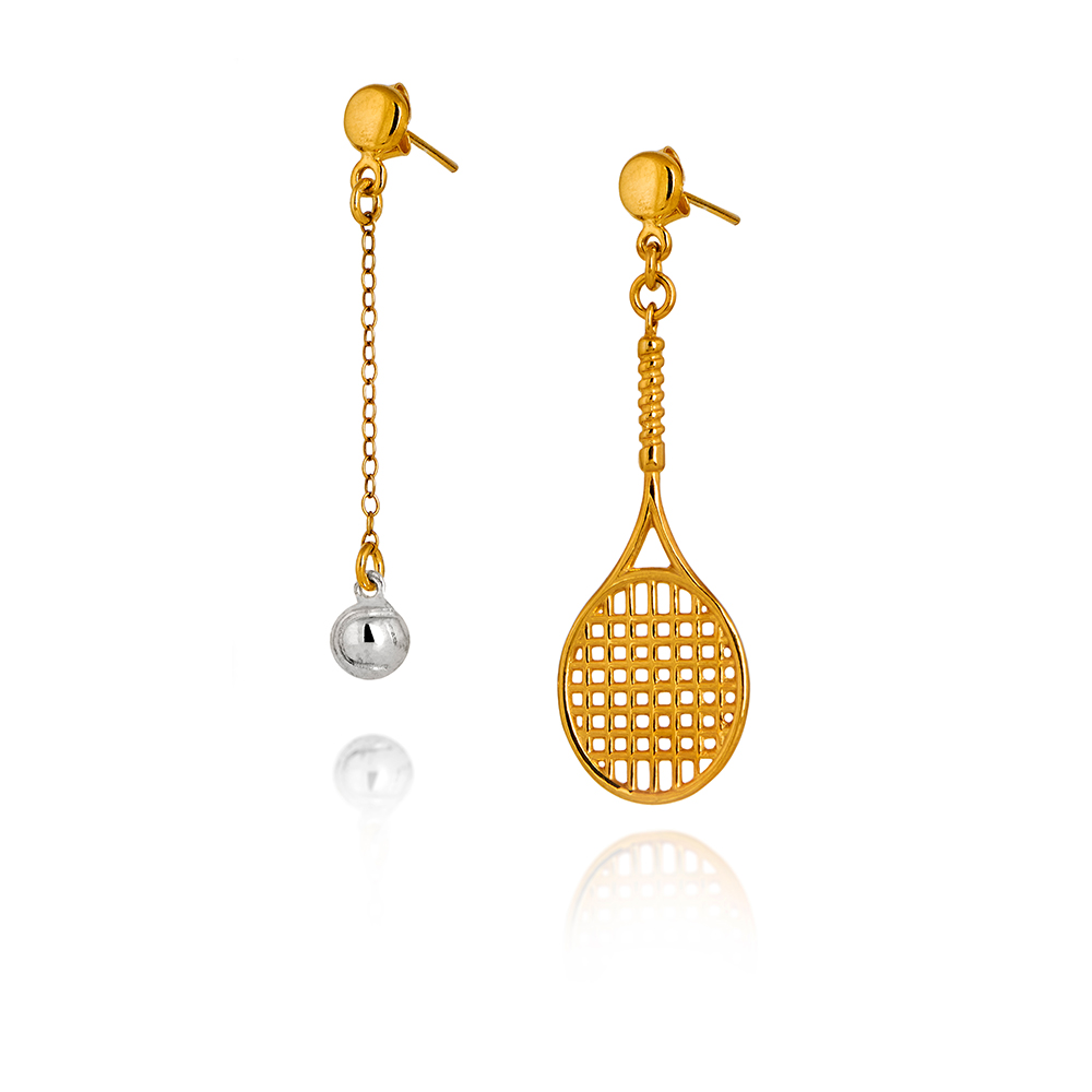 EARRINGS RACKET BALL EARRINGS RACKET BALL