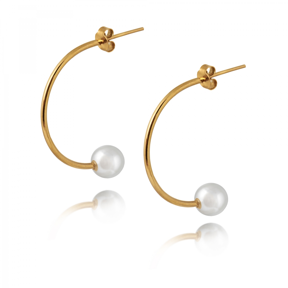 Half Circle Earrings Half Circle Earrings