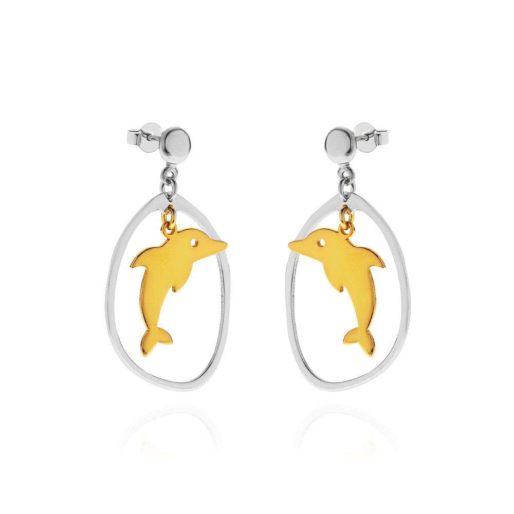 HANGING EARRINGS DOLPHIN HANGING EARRINGS DOLPHIN