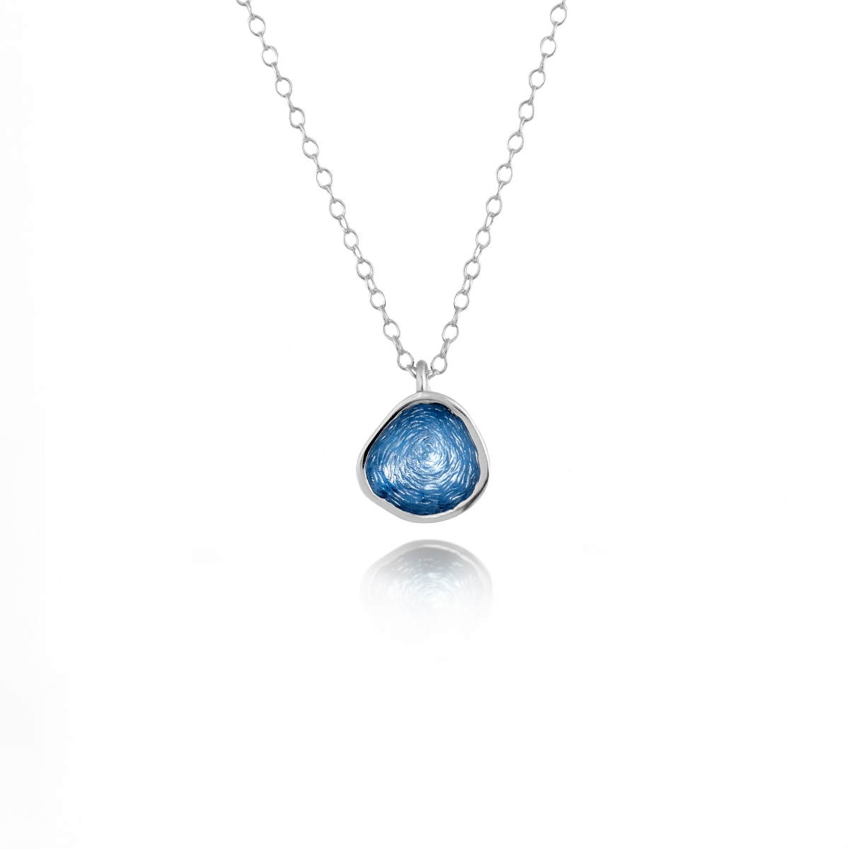 NECKLACE ORGANIC SHAPE WITH ENAMEL