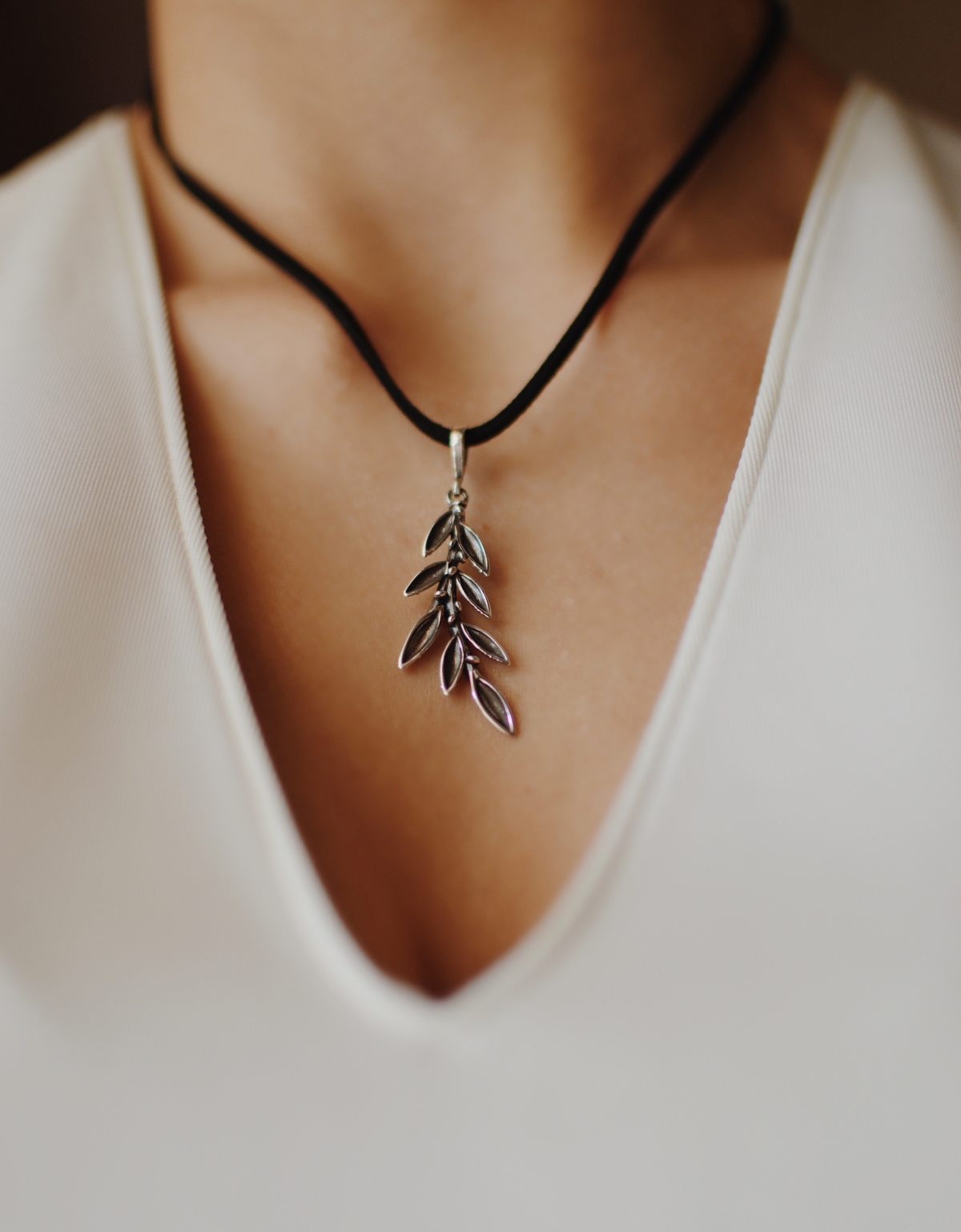 Olive branch necklace Olive branch necklace