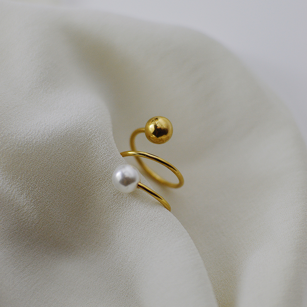 Pearl Triple Ring Pearl Triple Ring