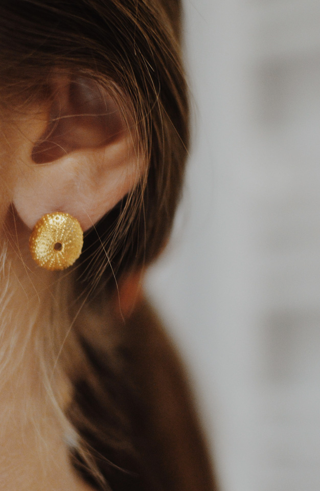 Sea urchin earings Sea urchin earings