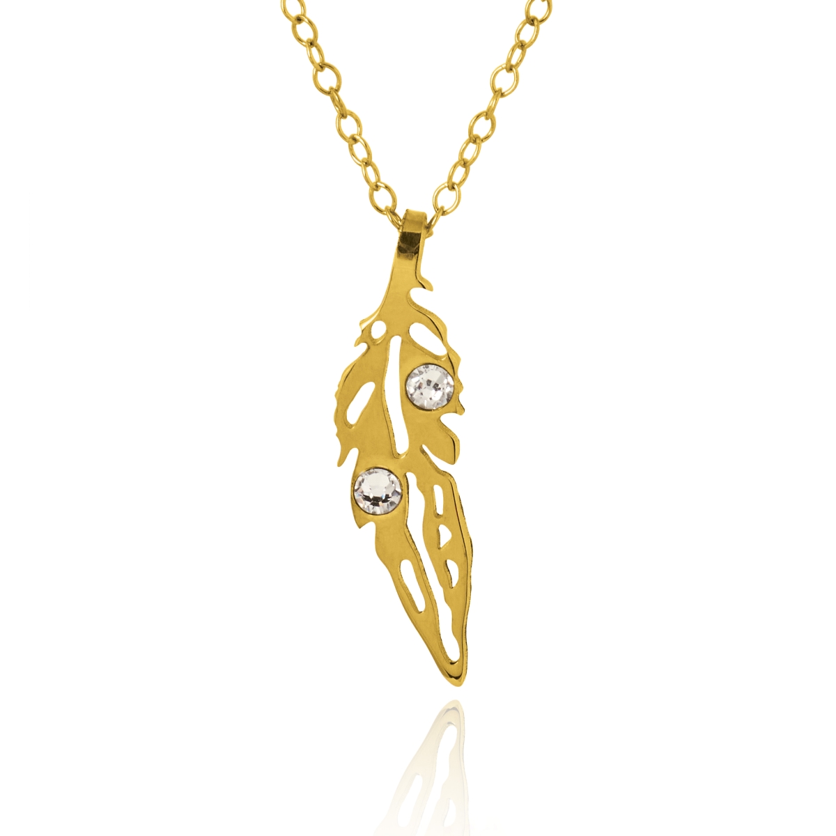 Sparkling Leaf Pendant