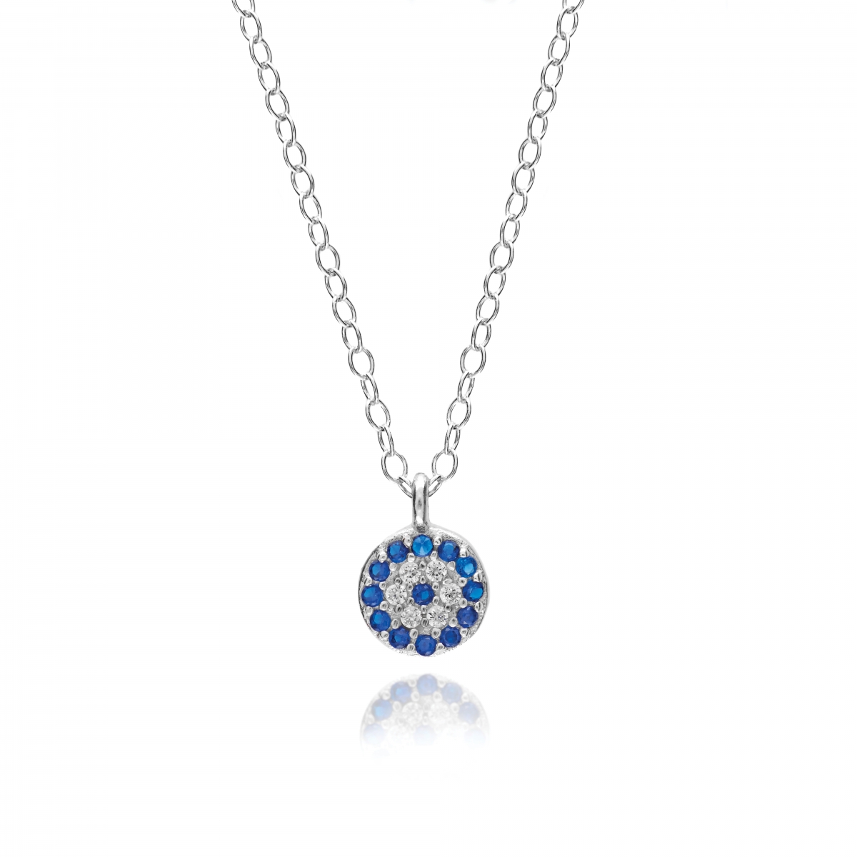 NECKLACE EYE WITH ZIRCON STONES NECKLACE EYE WITH ZIRCON STONES